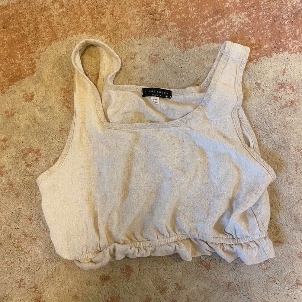 size s/m cropped tank